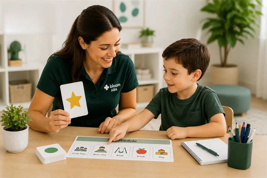 Educator and child — Monday