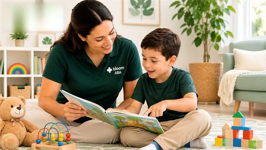 Educator and child — Sunday