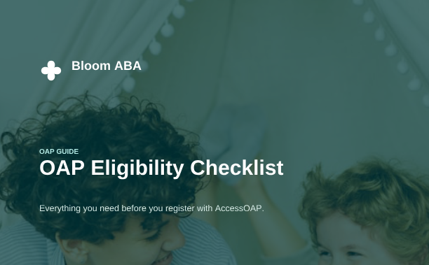 OAP Eligibility Checklist cover