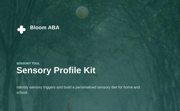 Sensory Profile Kit cover