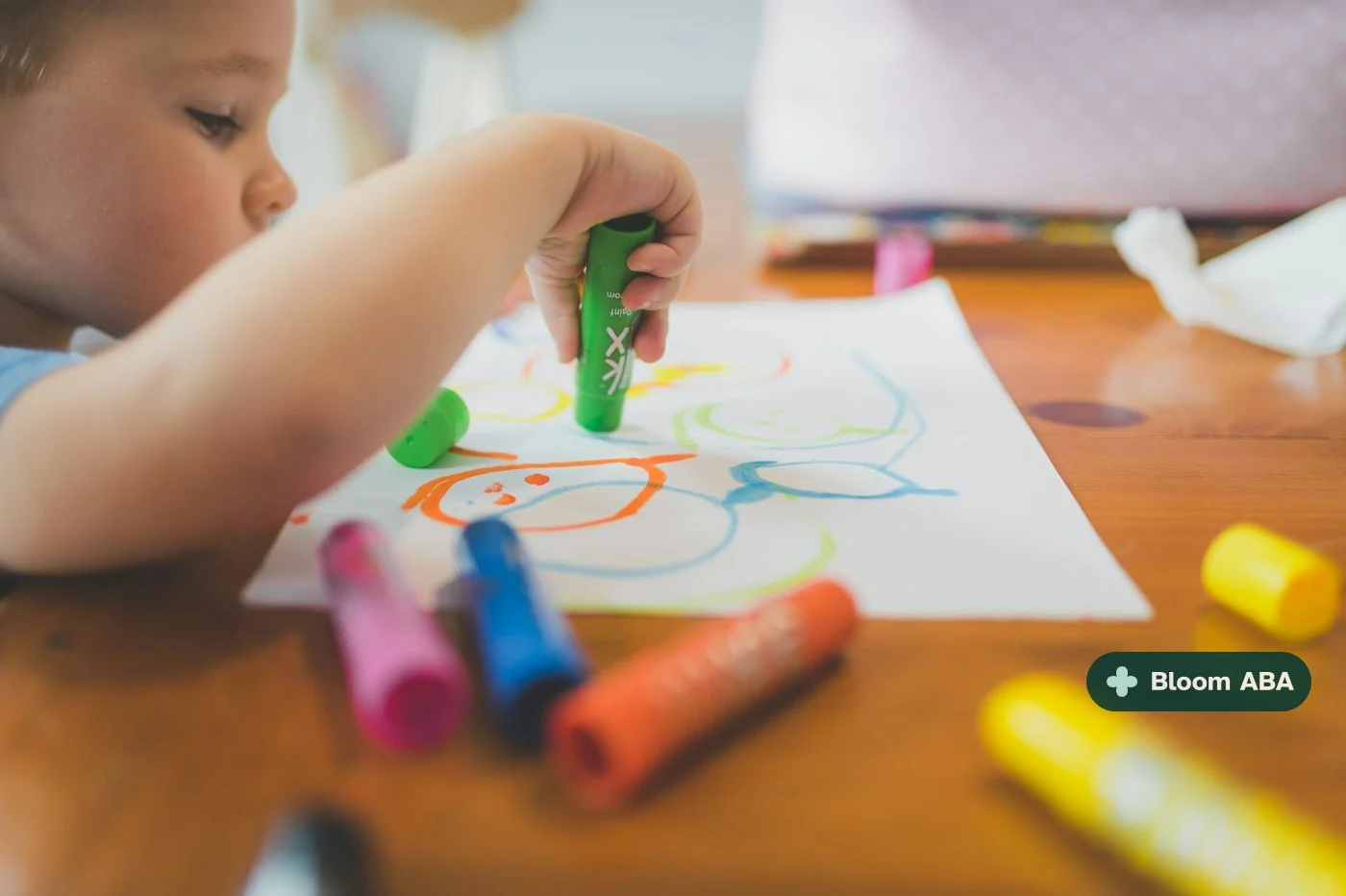 Fall Leaf Painting and Tearing Art Activity